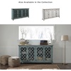 image:imageSignature Design by Ashley Mirimyn 4Door Accent Cabinet Antique TealBlue