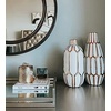 image:imageSignature Design by Ashley Modern Ceramic Vase Set of 2 White and Gold