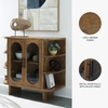 image:imageSignature Design by Ashley Niall Mango Wood Accent Cabinet with Doors