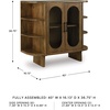 image:imageSignature Design by Ashley Niall Mango Wood Accent Cabinet with Doors