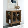 image:imageSignature Design by Ashley Niall Mango Wood Accent Cabinet with Doors