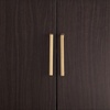 image:imageSignature Design by Ashley Orinfield Contemporary Accent Cabinet with 2 Doors Dark BrownDark Brown