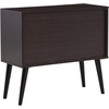 image:imageSignature Design by Ashley Orinfield Contemporary Accent Cabinet with 2 Doors Dark BrownDark Brown