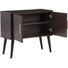 image:imageSignature Design by Ashley Orinfield Contemporary Accent Cabinet with 2 Doors Dark BrownDark Brown