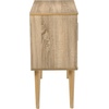 image:imageSignature Design by Ashley Orinfield Contemporary Accent Cabinet with 2 Doors Dark BrownLight Brown