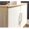 image:imageSignature Design by Ashley Orinfield Contemporary Accent Cabinet with 2 Doors Dark BrownLight Brown