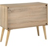 image:imageSignature Design by Ashley Orinfield Contemporary Accent Cabinet with 2 Doors Dark BrownLight Brown