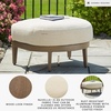 image:imageSignature Design by Ashley Outdoor Ottoman with Cushion Brown