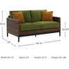 image:imageSignature Design by Ashley Oval Outdoor Coffee Table TwoTone BrownCasual