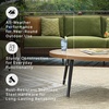 image:imageSignature Design by Ashley Oval Outdoor Coffee Table TwoTone BrownOutdoor Coffee Table
