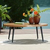 image:imageSignature Design by Ashley Oval Outdoor Coffee Table TwoTone BrownOutdoor Coffee Table
