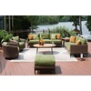 image:imageSignature Design by Ashley Oval Outdoor Coffee Table TwoTone BrownOutdoor Coffee Table