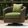 image:imageSignature Design by Ashley Oval Outdoor Coffee Table TwoTone BrownOutdoor Swivel Lounge Chair