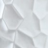 image:imageSignature Design by Ashley Polly Geometric Honeycomb Indoor Outdoor Accent Stool or Table WhiteIrregular