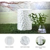 image:imageSignature Design by Ashley Polly Geometric Honeycomb Indoor Outdoor Accent Stool or Table WhiteIrregular