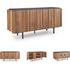 image:imageSignature Design by Ashley Quintavious Casual Accent Cabinet with AntiTipping Light Brown amp Black