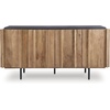 image:imageSignature Design by Ashley Quintavious Casual Accent Cabinet with AntiTipping Light Brown amp Black