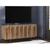 image:imageSignature Design by Ashley Quintavious Casual Accent Cabinet with AntiTipping Light Brown amp Black