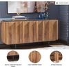 image:imageSignature Design by Ashley Quintavious Casual Accent Cabinet with AntiTipping Light Brown amp Black