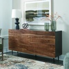 image:imageSignature Design by Ashley Roranville 69 Sideboard Buffet Accent CabinetBlack  Dark Brown