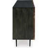 image:imageSignature Design by Ashley Roranville 69 Sideboard Buffet Accent CabinetBlack  Dark Brown