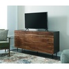 image:imageSignature Design by Ashley Roranville 69 Sideboard Buffet Accent CabinetBlack  Dark Brown