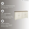 image:imageSignature Design by Ashley Roranville 69 Sideboard Buffet Accent CabinetWhite