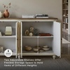 image:imageSignature Design by Ashley Roranville 69 Sideboard Buffet Accent CabinetWhite