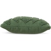 image:imageSignature Design by Ashley Rustingmere Casual Square IndoorOutdoor Pillow with Geometric Design 16 x 16 GreenGreen