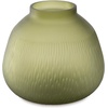 image:imageSignature Design by Ashley Scottyard Vase Olive Green Carved Glass Vase for IndoorOutdoor Styling Watertight Accent for Fresh Florals and Greenery 55 W x 55 D x 1725 HLight Green