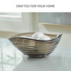 image:imageSignature Design by Ashley Solariston Contemporary Novelty IndoorOutdoor Glass Bowl Light Brown amp Gray