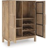 image:imageSignature Design by Ashley Solid Mango amp Engineered Wood Bar Cabinet