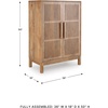 image:imageSignature Design by Ashley Solid Mango amp Engineered Wood Bar Cabinet