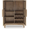 image:imageSignature Design by Ashley Solid Mango amp Engineered Wood Bar Cabinet