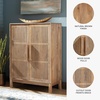 image:imageSignature Design by Ashley Solid Mango amp Engineered Wood Bar Cabinet