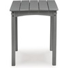image:imageSignature Design by Ashley Square Outdoor End Table Gray