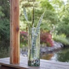 image:imageSignature Design by Ashley Taylow Casual IndoorOutdoor Watertight Glass Vase with Wide Mouth Set of 3 Light GreenLight Green