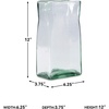 image:imageSignature Design by Ashley Taylow Casual IndoorOutdoor Watertight Glass Vase with Wide Mouth Set of 3 Light GreenLight Green