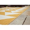 image:imageSignature Design by Ashley Thomley Casual IndoorOutdoor Geometric 5 x 7 Rug with Non Slip Backing Yellow amp White53 x 611 Rectangular