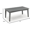 image:imageSignature Design by Ashley Weather Resistant Outdoor Coffee Table Gray