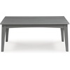 image:imageSignature Design by Ashley Weather Resistant Outdoor Coffee Table Gray