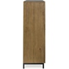 image:imageSignature Design by Ashley Wrenridge Casual Accent Cabinet with AntiTipping and Adjustable Shelf Light Brown