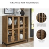 image:imageSignature Design by Ashley Wrenridge Casual Accent Cabinet with AntiTipping and Adjustable Shelf Light Brown