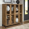 image:imageSignature Design by Ashley Wrenridge Casual Accent Cabinet with AntiTipping and Adjustable Shelf Light Brown
