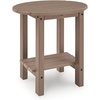 image:imageSignature Design by Ashley 2Tier HDPE Outdoor End Table Driftwood