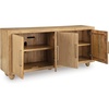 image:imageSignature Design by Ashley 68 Mango Wood Accent Console Cabinet Beige