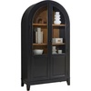 image:imageSignature Design by Ashley 74 Wood Glass Display Cabinet DagandaleBlack