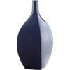 image:imageSignature Design by Ashley Abtinson Modern Indoor and Outdoor Glazed Ceramic Vase for IndoorOutdoor Use Faux amp Dried Florals Only Blue 65 W x 5 D x 1638 H7 W x 5 D x 12 H