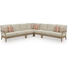 image:imageSignature Design by Ashley Clare View Patio Sectional Eucalyptus Wood