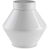 image:imageSignature Design by Ashley Domina Modern 11 Indoor amp Outdoor Ceramic Jar with Removable Lid White11 in